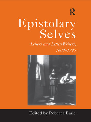 cover image of Epistolary Selves